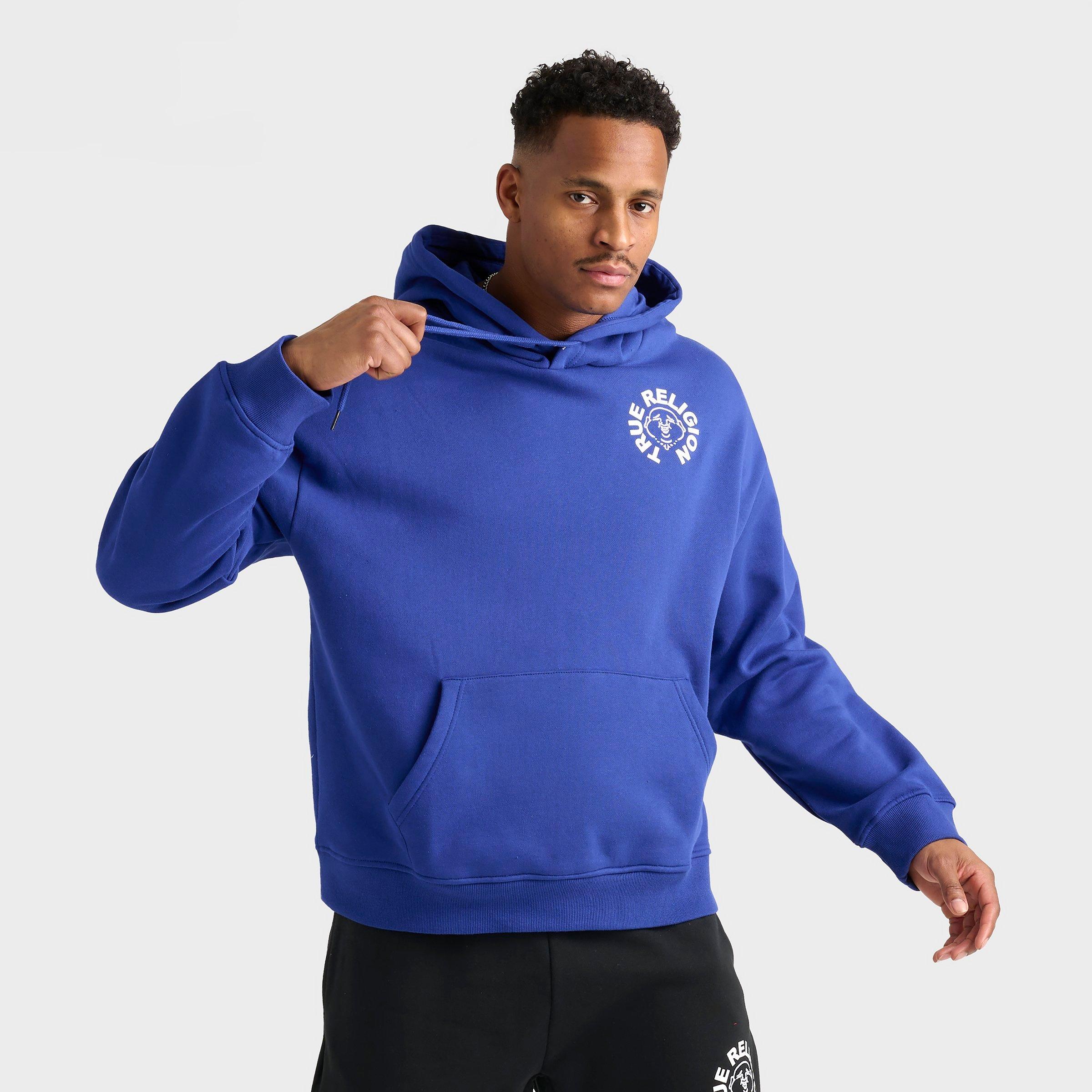 パーカー・フーディ Men's True Religion Buddha Face Fleece Pullover Hoodie BUDDHA FACE HOODIE | True Religion