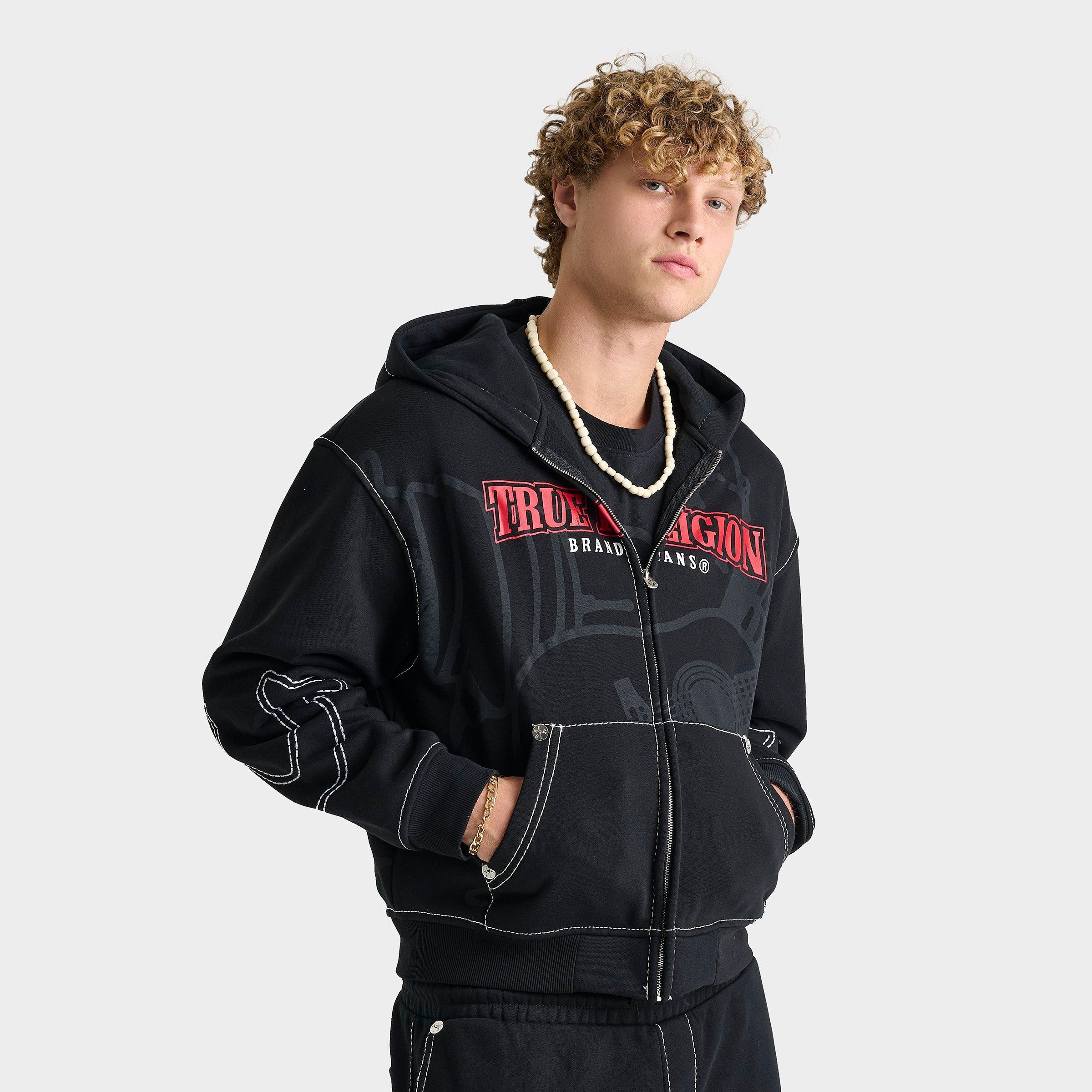 Men's True Religion Buddha Big T Full-Zip Hoodie | Finish Line