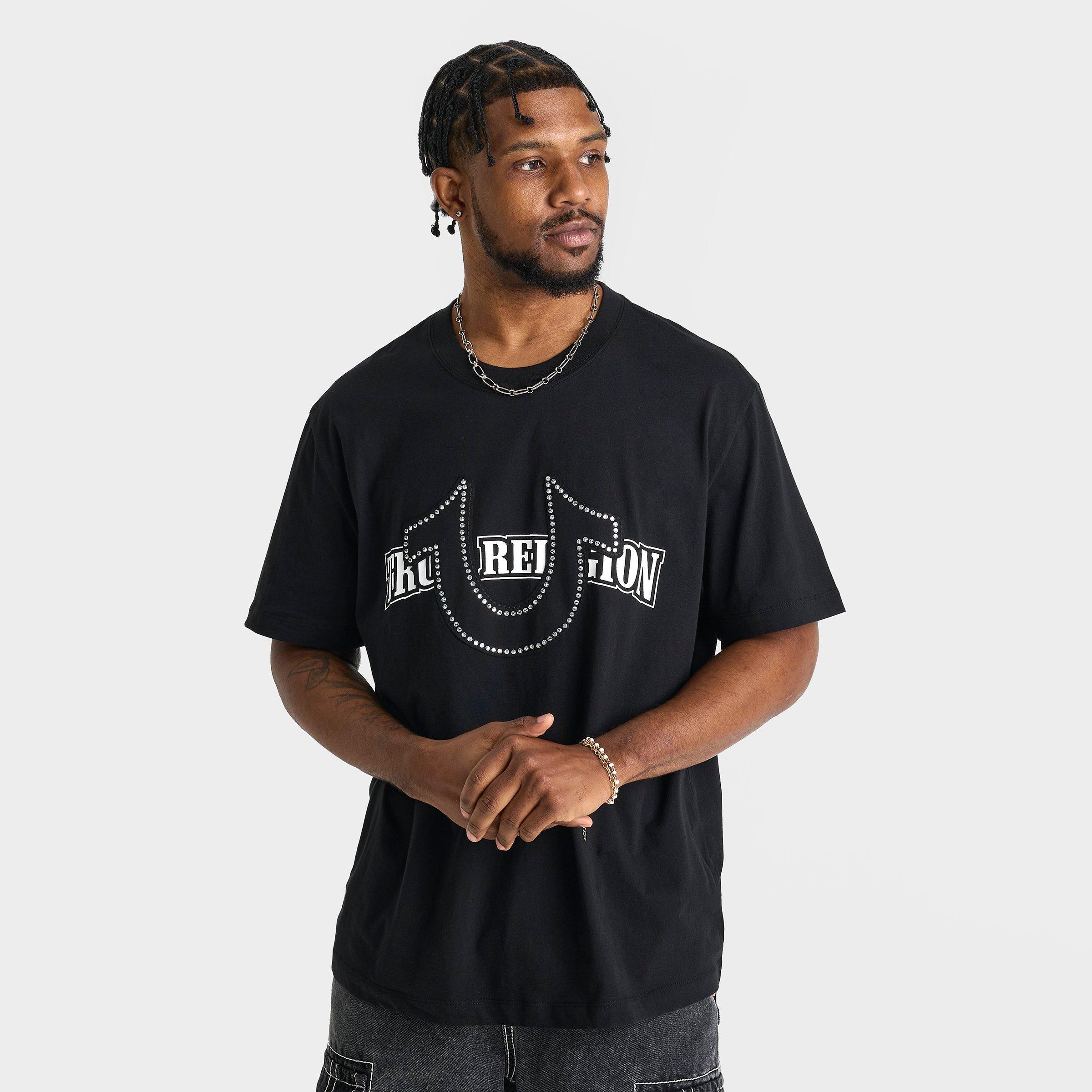 高品質♪【True Religion】T-shirt True Religion Short Sleeve Relaxed Buddha Graphic T-Shirt