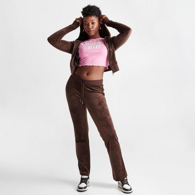 Women's juicy couture velour hot sale tracksuit