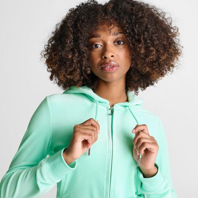 Mint green hoodie women's hotsell