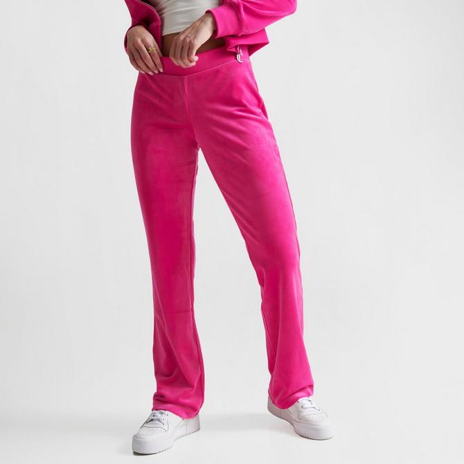 Women's Juicy Couture OG Big Bling Velour Track Pants| Finish Line