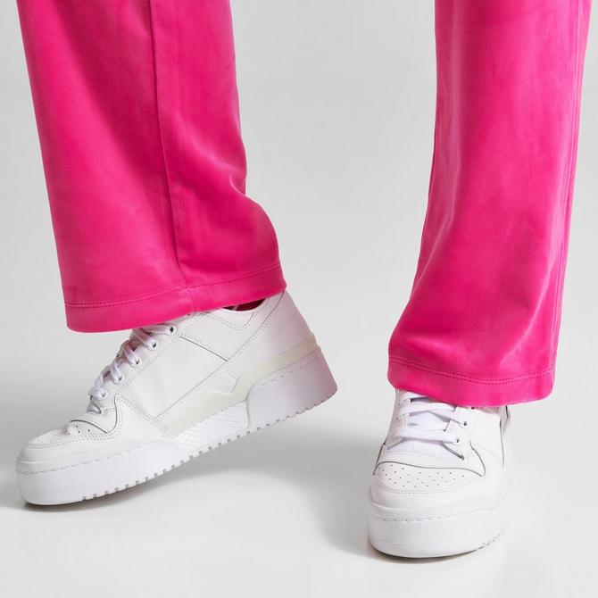 JUICY COUTURE Vixen Pink Classic Velour Track Pants