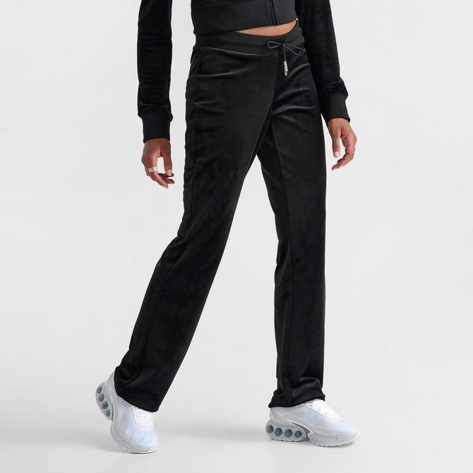 Women's Juicy Couture OG Big Bling Velour Track Pants| Finish Line