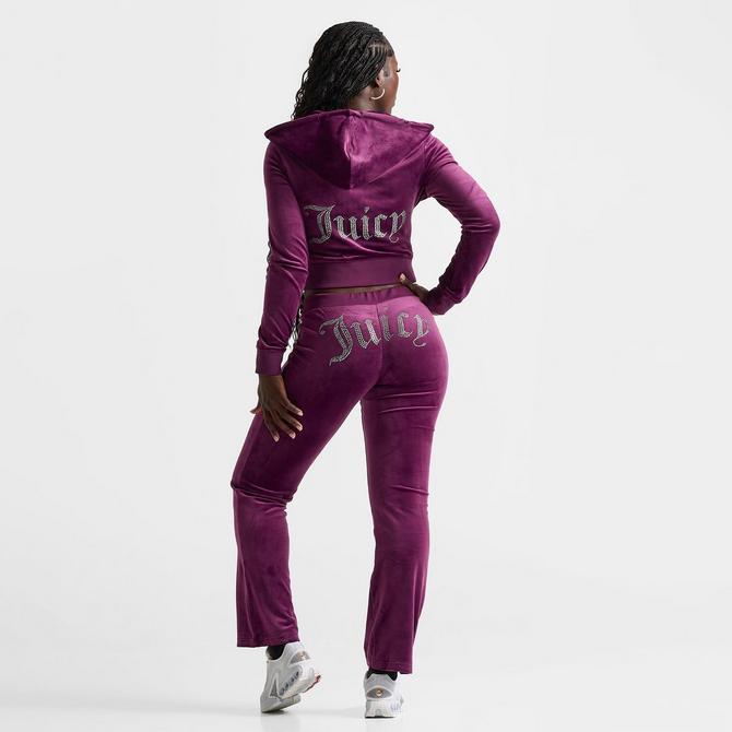 Juicy couture velour tracksuit with juicy on the bum on sale