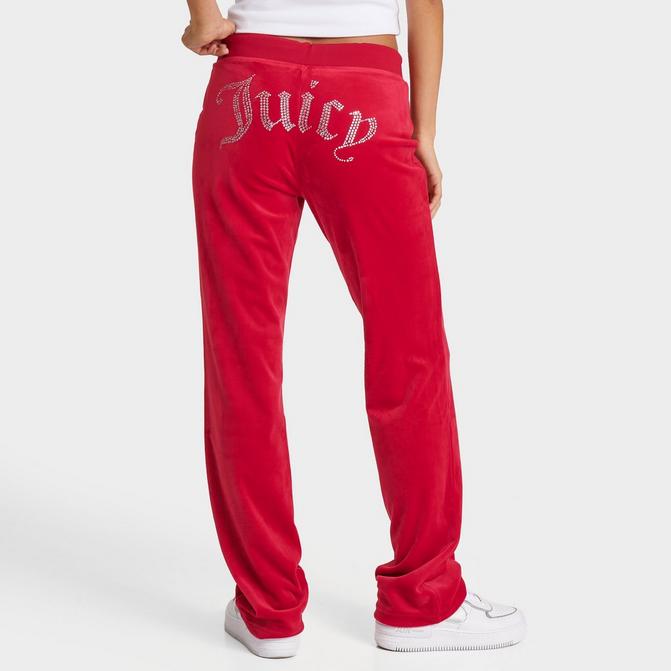 Women's Juicy Couture OG Big Bling Velour Track Pants