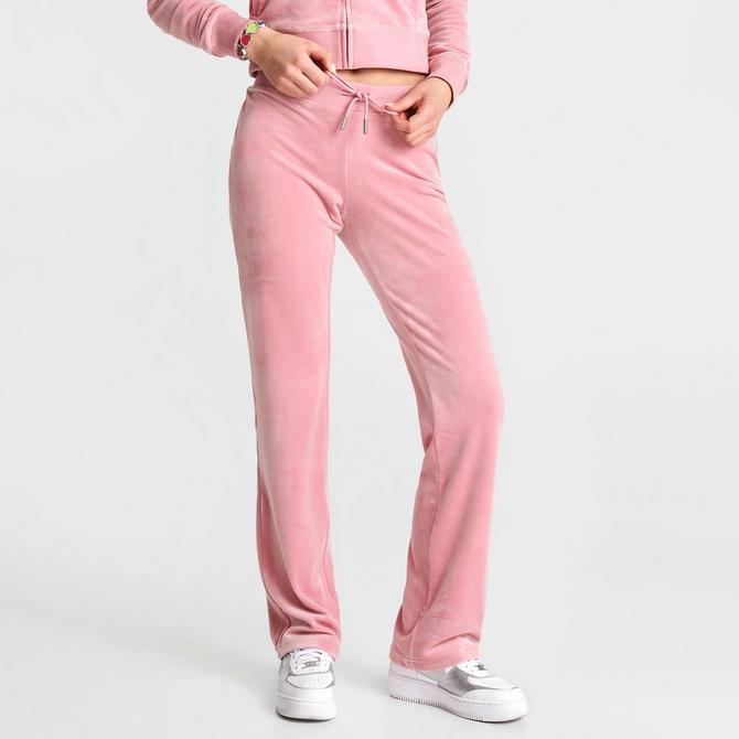 Juicy Couture Velour Fluorescent Pink Track Pants