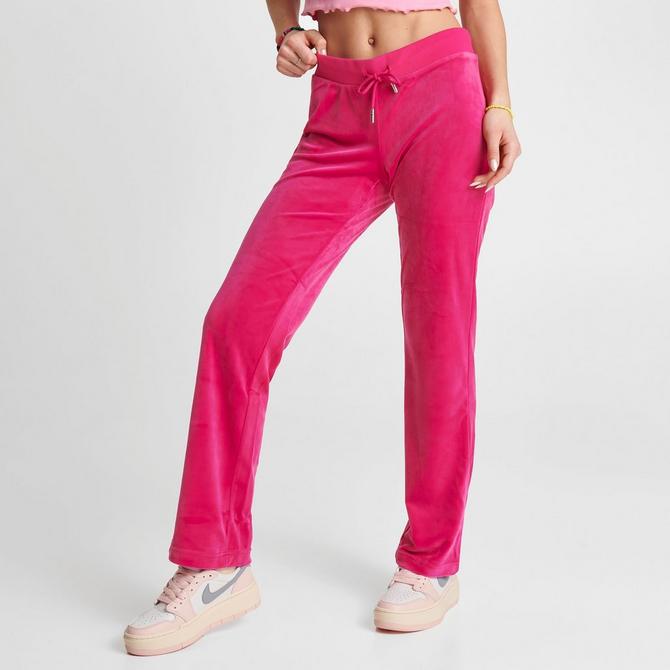 Women's OG Big Bling Velour Track Pant, Juicy Couture