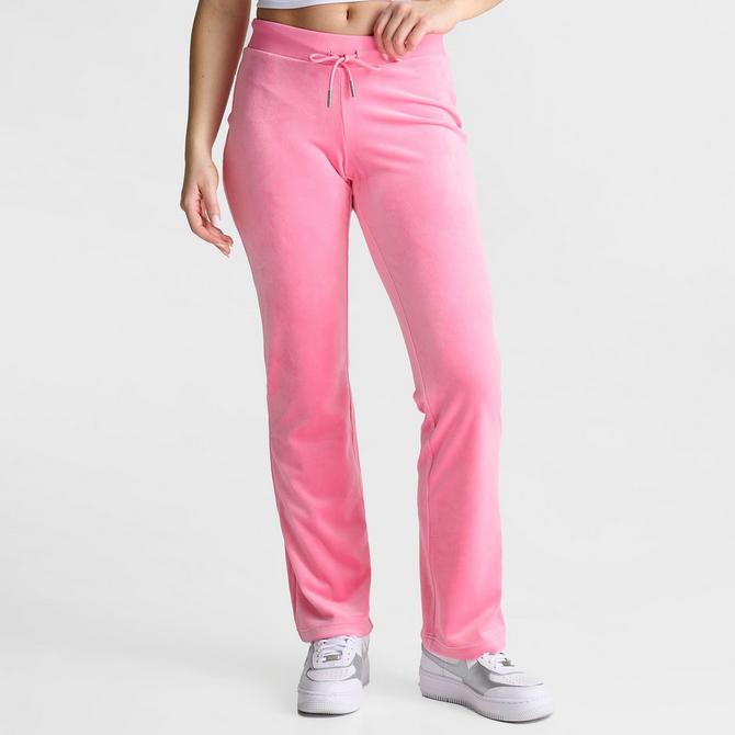 Juicy Couture Velour Flare Pant Blushing Pink - Bettina's of Los Gatos