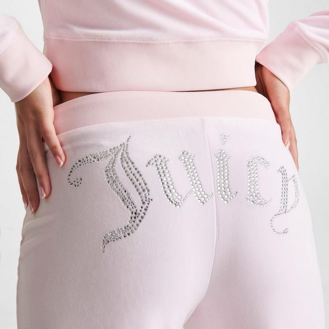 Women's Juicy Couture OG Big Bling Velour Track Pants