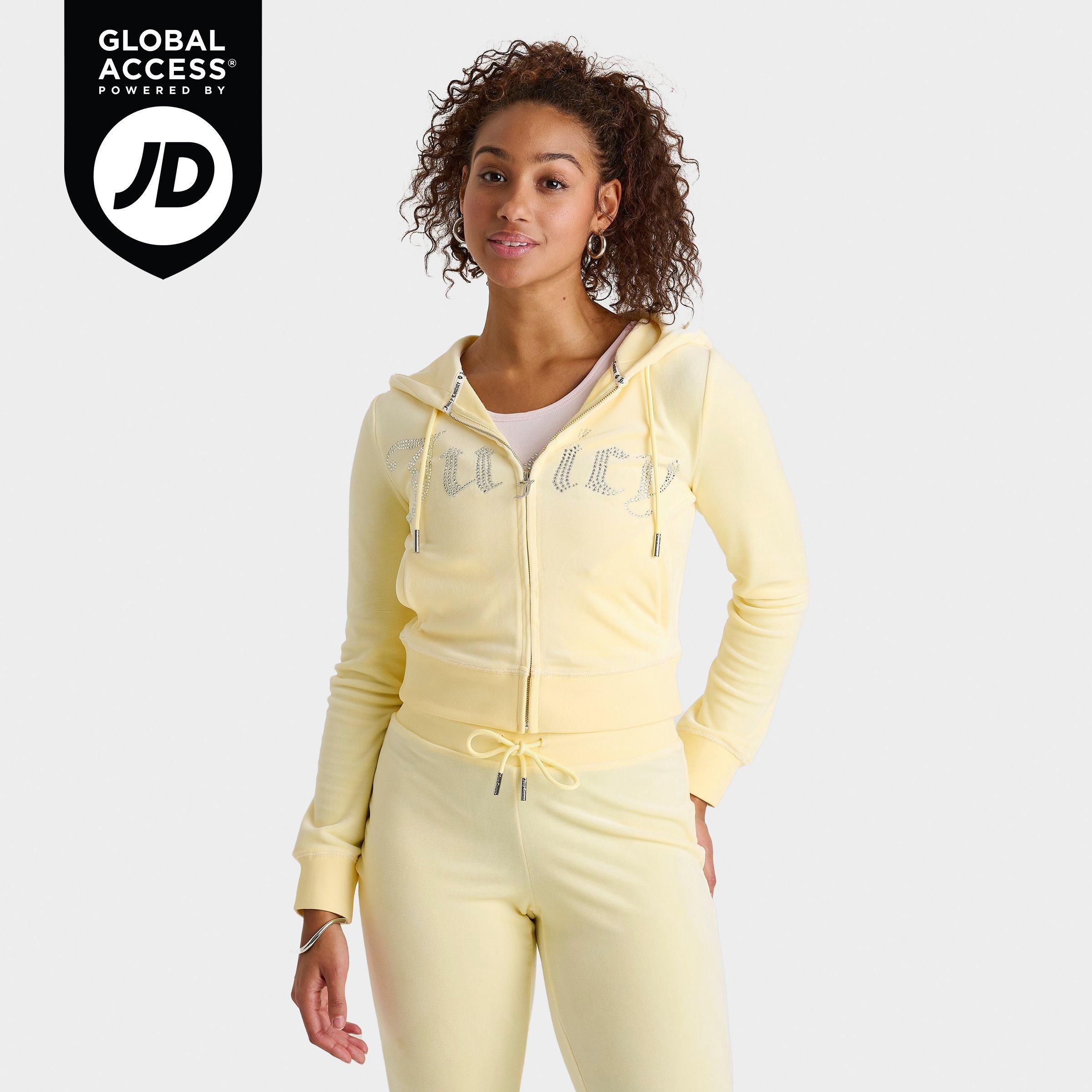 ジューシージョリー Women's Juicy Couture Bling Front Hoodie | Finish Line