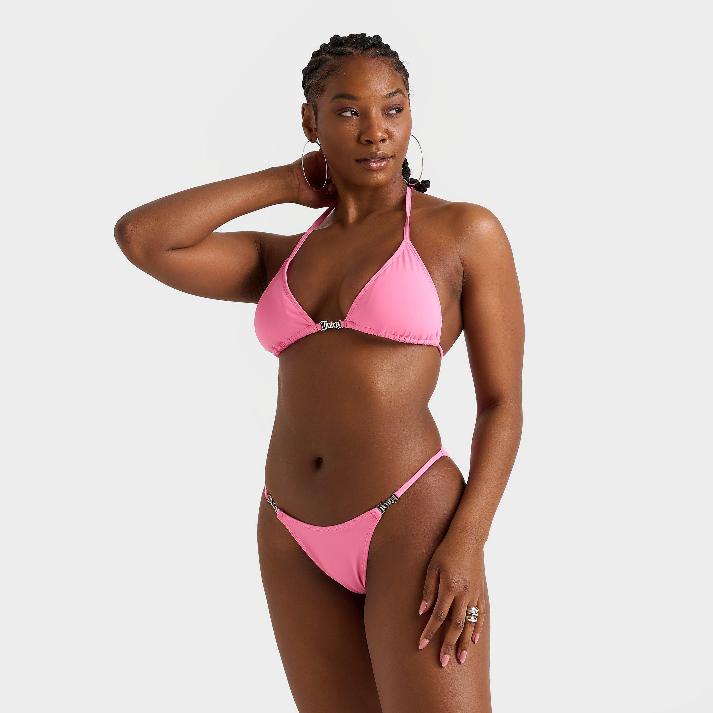 ジェニー着用★関税込★Women's Future Shift Cotton AF Bikini Women's Juicy Couture Terry Triangle Jewel Bikini Top