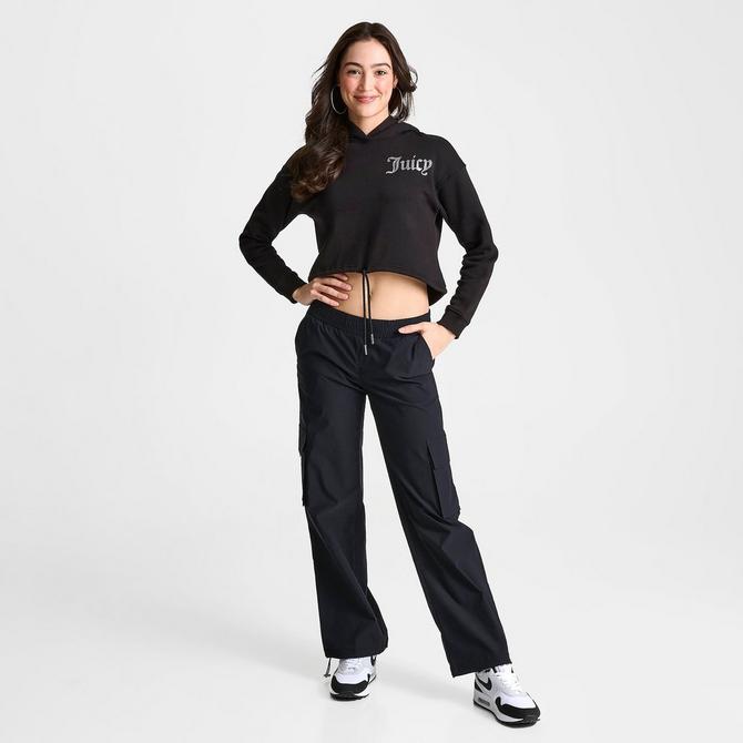 Women s Juicy Couture Fleece Cropped Hoodie