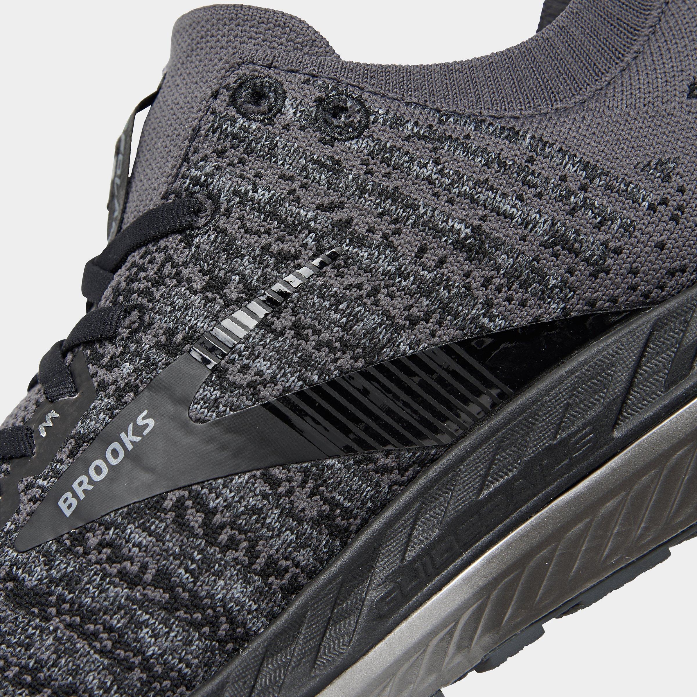brooks shoes mens grey