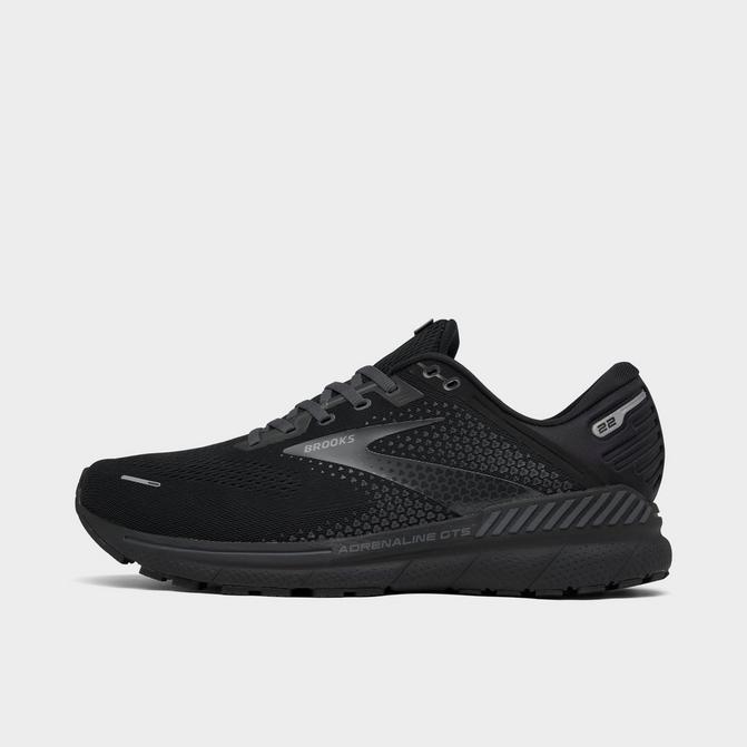 BROOKS ADRENALINE GTS 22 MENS BLACK BLACK EBONY