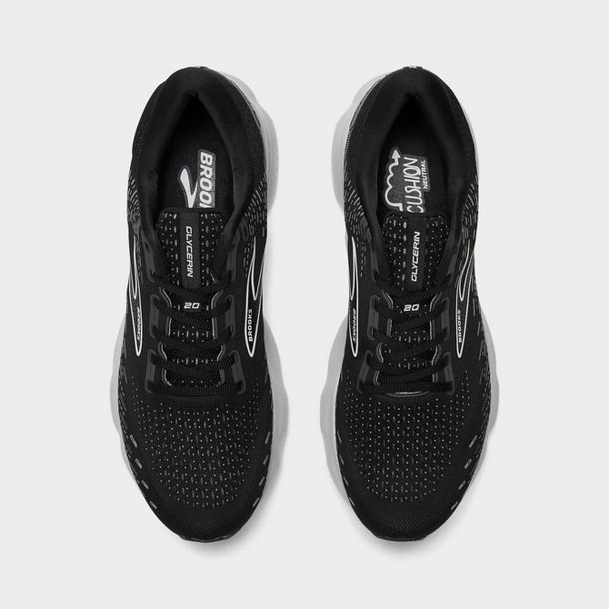 Brooks Glycerin 20 Men's Shoes Black/White/Alloy