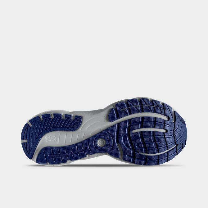 Bottom view of Men's Brooks Glycerin 20 Running Shoes in Alloy/Grey/Blue Depths Click to zoom