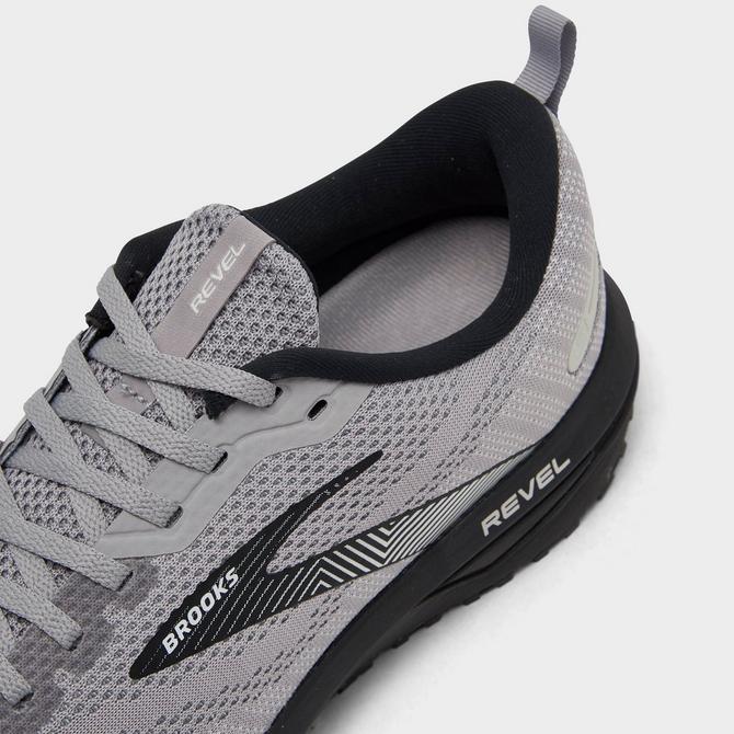 Brooks Revel 6 Men's Black/Blackened Pearl/Grey – Holabird Sports