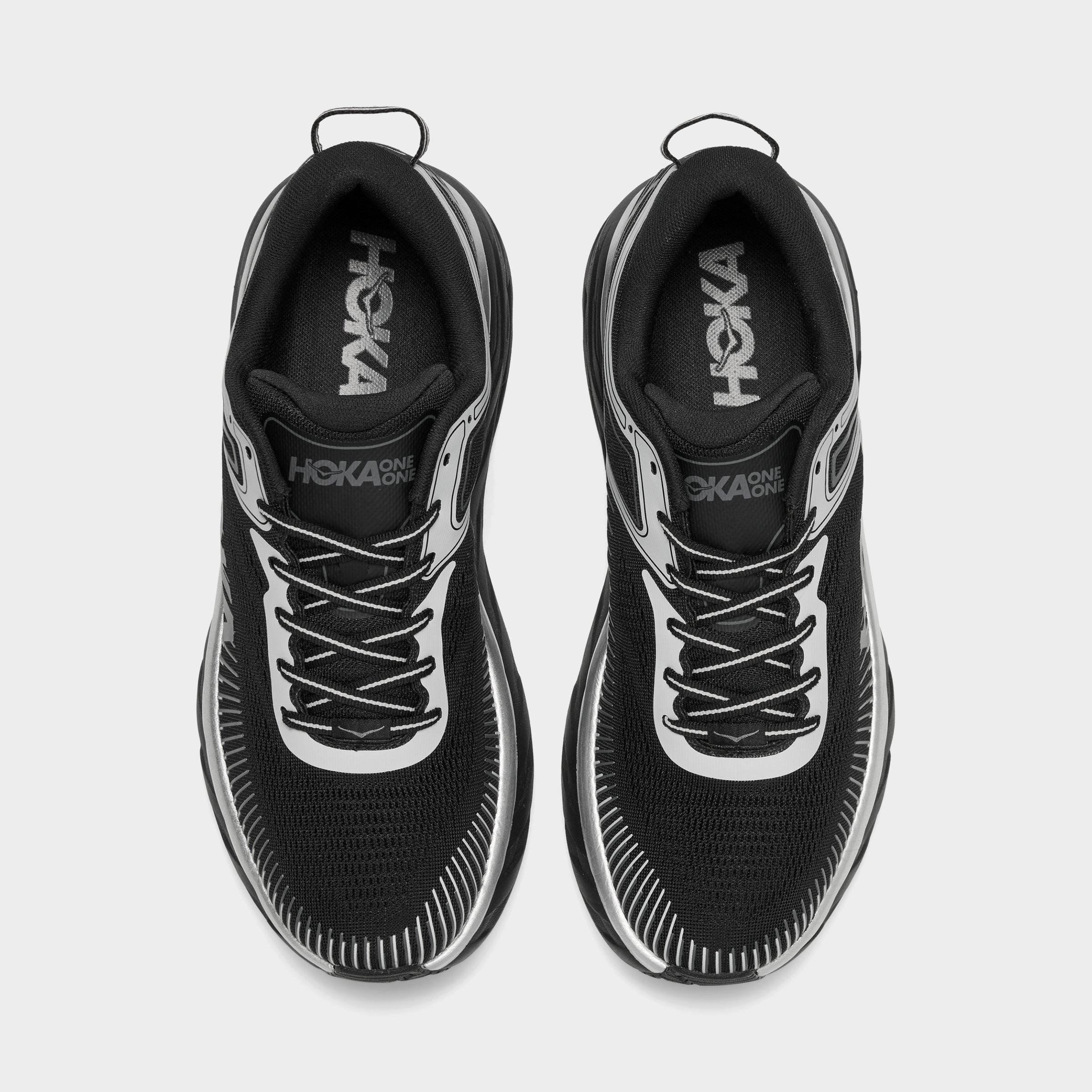 HOKA mens size Bondi 7 Black / White Hoka MEN main image 2