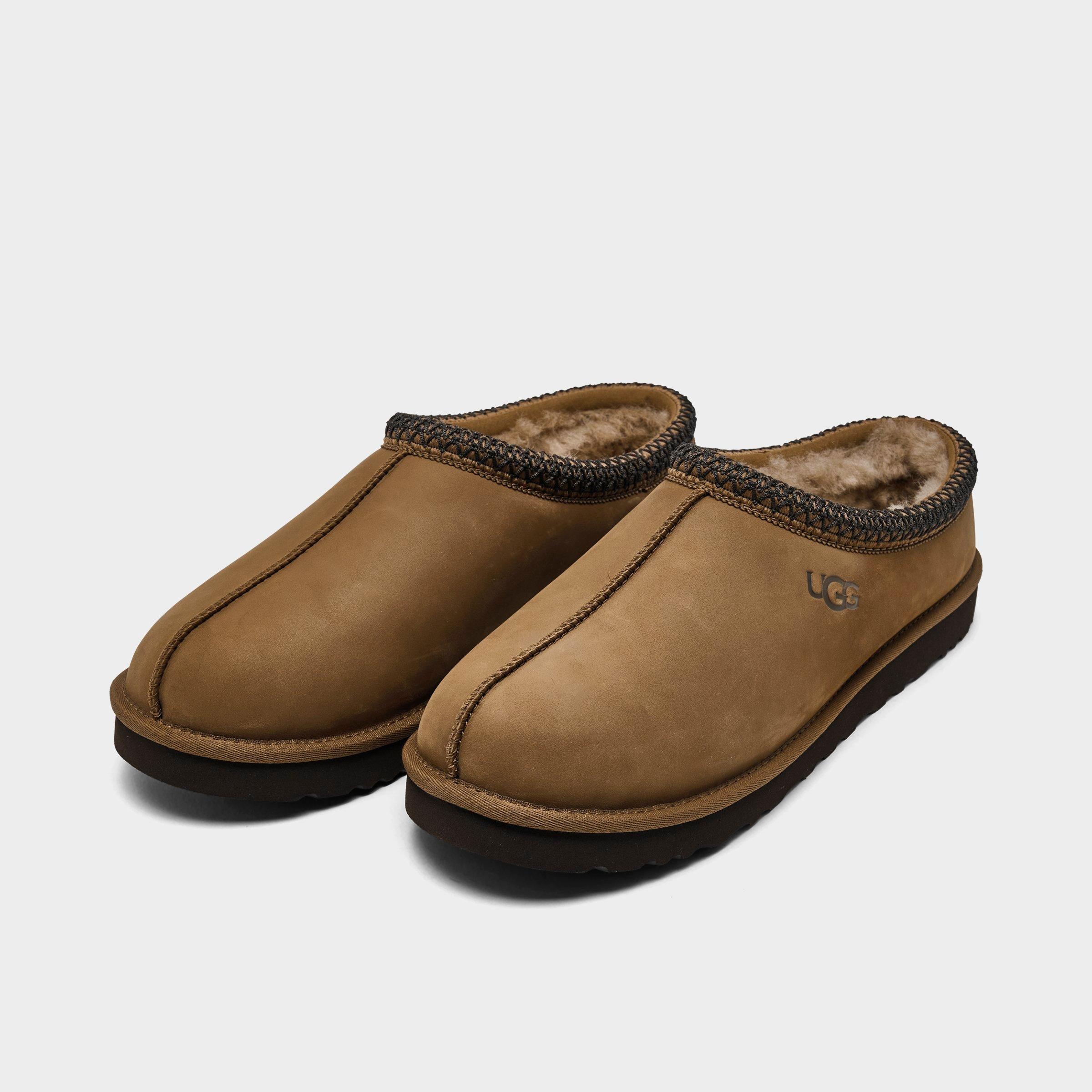 UGG Mens Leather Slip-On Brown Slippers Driving Shoes UGG Via Ponte Mens Size 9.5 Loafers Brown Suede Slip-On  main image 3
