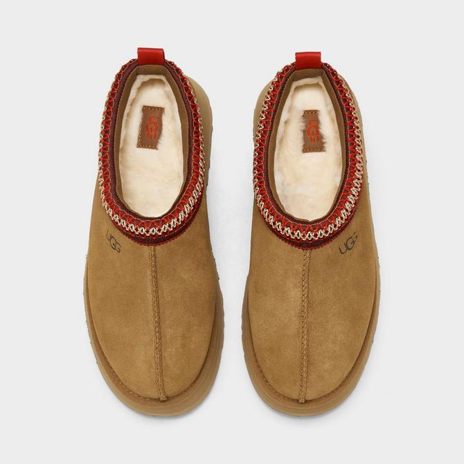 Back view of Women's UGG Tazz Clog Shoes in Chestnut Click to zoom