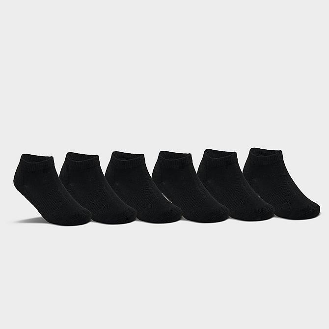 Back view of Men's Sonneti No-Show Socks (6-Pack) in Black Click to zoom