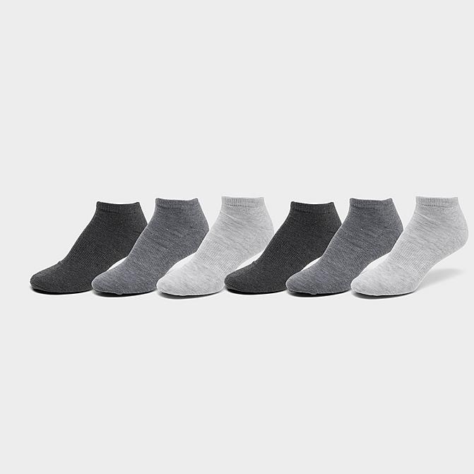 Front view of Men's Sonneti No-Show Socks (6-Pack) in Grey/Multi Click to zoom