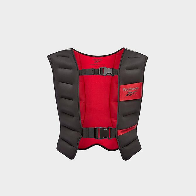 Right view of Reebok Strength Series Weighted Vest (6 lbs) in Red/Black Click to zoom