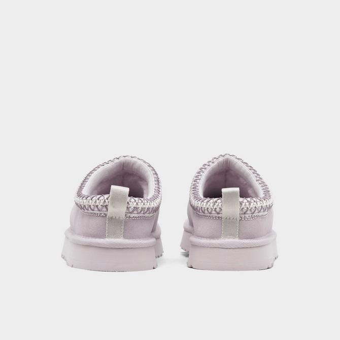 Left view of Kids' UGG Tazz Clog Shoes (4Y-6Y) in Bay Fog Click to zoom