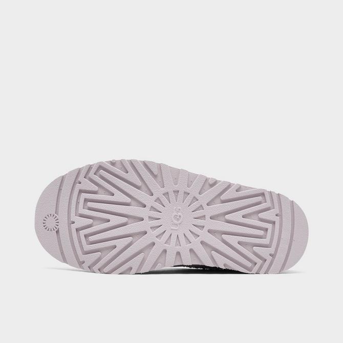 Bottom view of Kids' UGG Tazz Clog Shoes (4Y-6Y) in Bay Fog Click to zoom