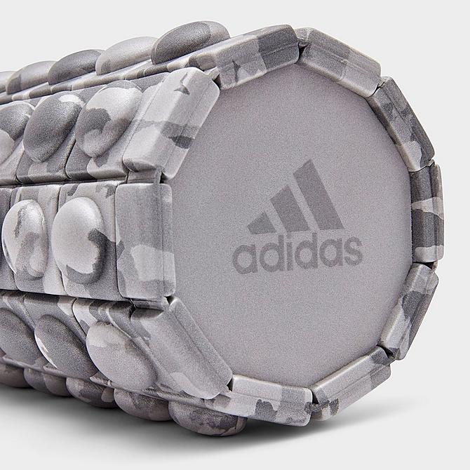 Left view of adidas Textured Foam Roller in Camo Grey Click to zoom