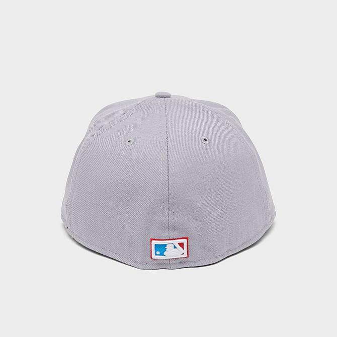 Front view of New Era New York Yankees MLB 1946 Cooperstown Wool 59FIFTY Fitted Hat in Grey Click to zoom