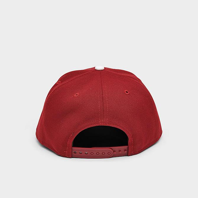 Front view of New Era Philadelphia Phillies MLB Basic 9FIFTY Snapback Hat in Red/White Click to zoom