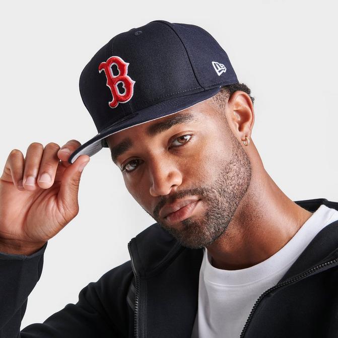 Boston Red Sox New Era 950 Black Stretch Snapback Cap