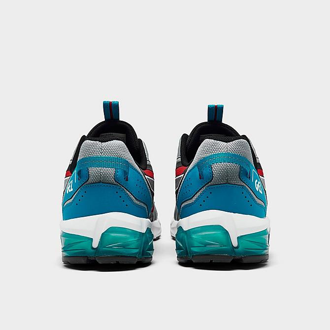 Left view of Men's ASICS GEL-Quantum 90 3 Casual Shoes in Sheet Rock/Teal Blue Click to zoom