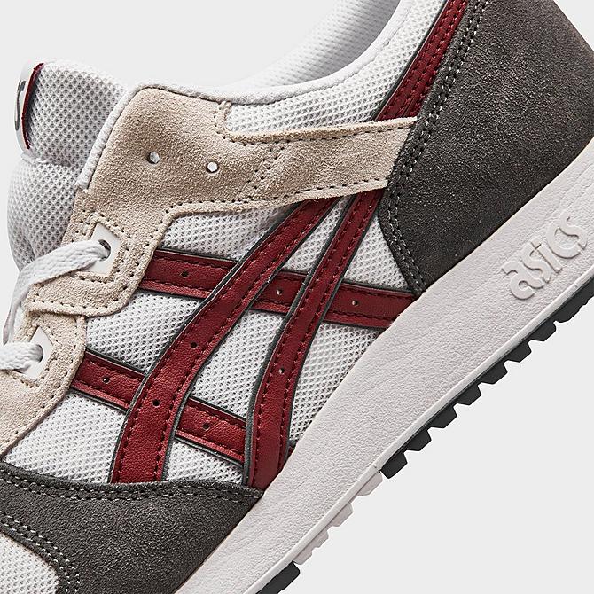 Front view of Men's Asics GEL-Lyte Classic Casual Shoes in White/Beet Juice Click to zoom