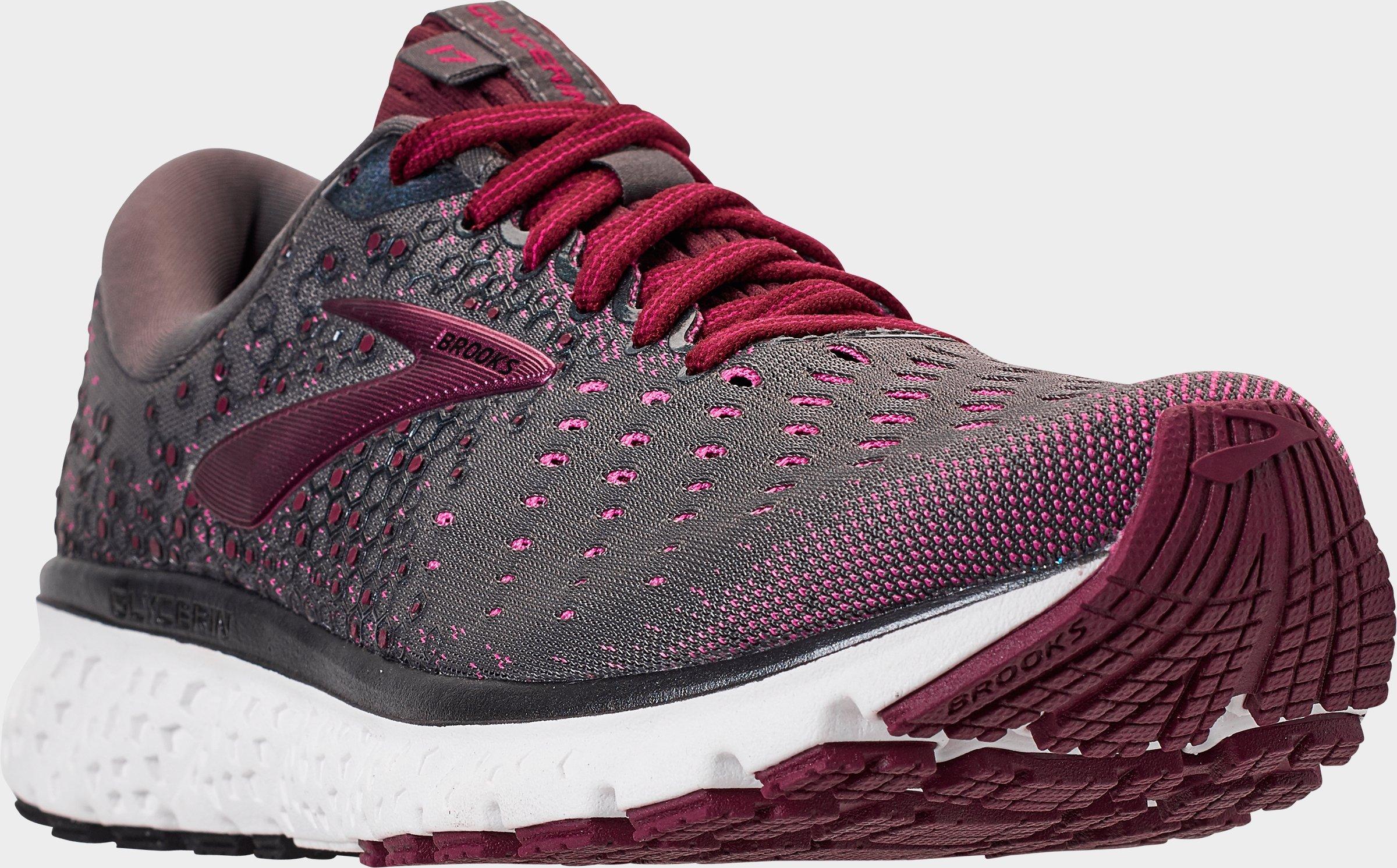 brooks maroon running shoes