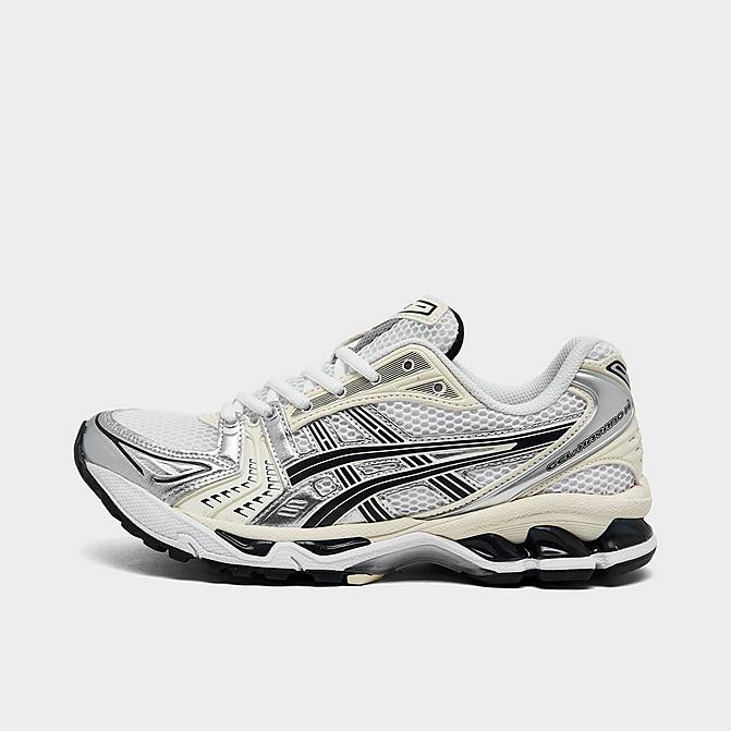 Right view of Women's ASICS Gel Kayano 14 Casual Shoes in White/Midnight Click to zoom