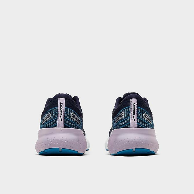 Left view of Women's Brooks Glycerin 20 Running Shoes in Peacoat/Ocean/Pastel Lilac Click to zoom