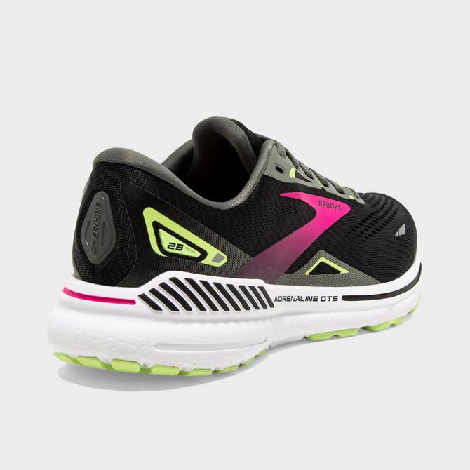 BROOKS ADRENALINE GTS 23 WOMENS GREY BLACK PURPLE