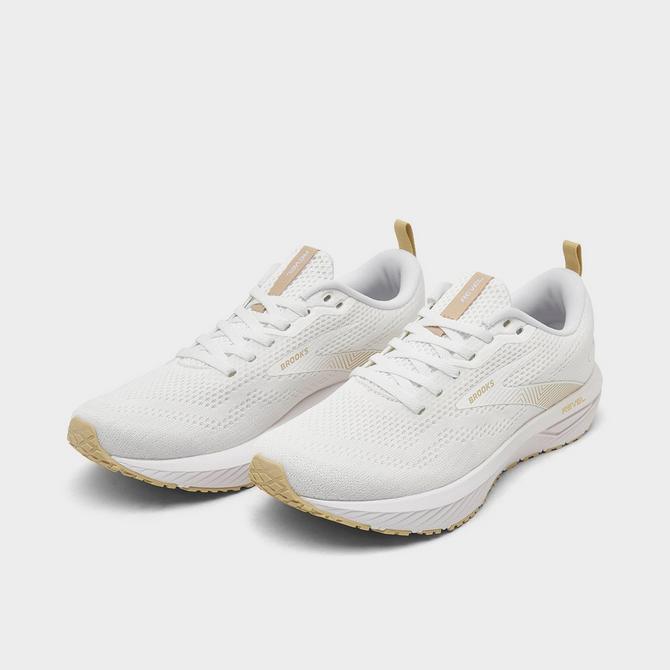 Brooks white store tennis shoes