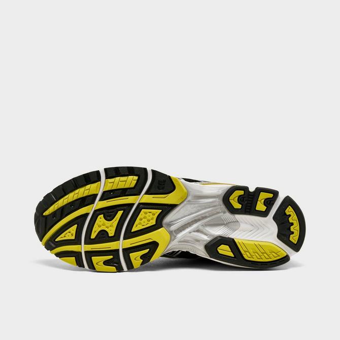 Bottom view of Men's ASICS GEL-Kayano 14 Casual Shoes in Black/Lemon Spark Click to zoom