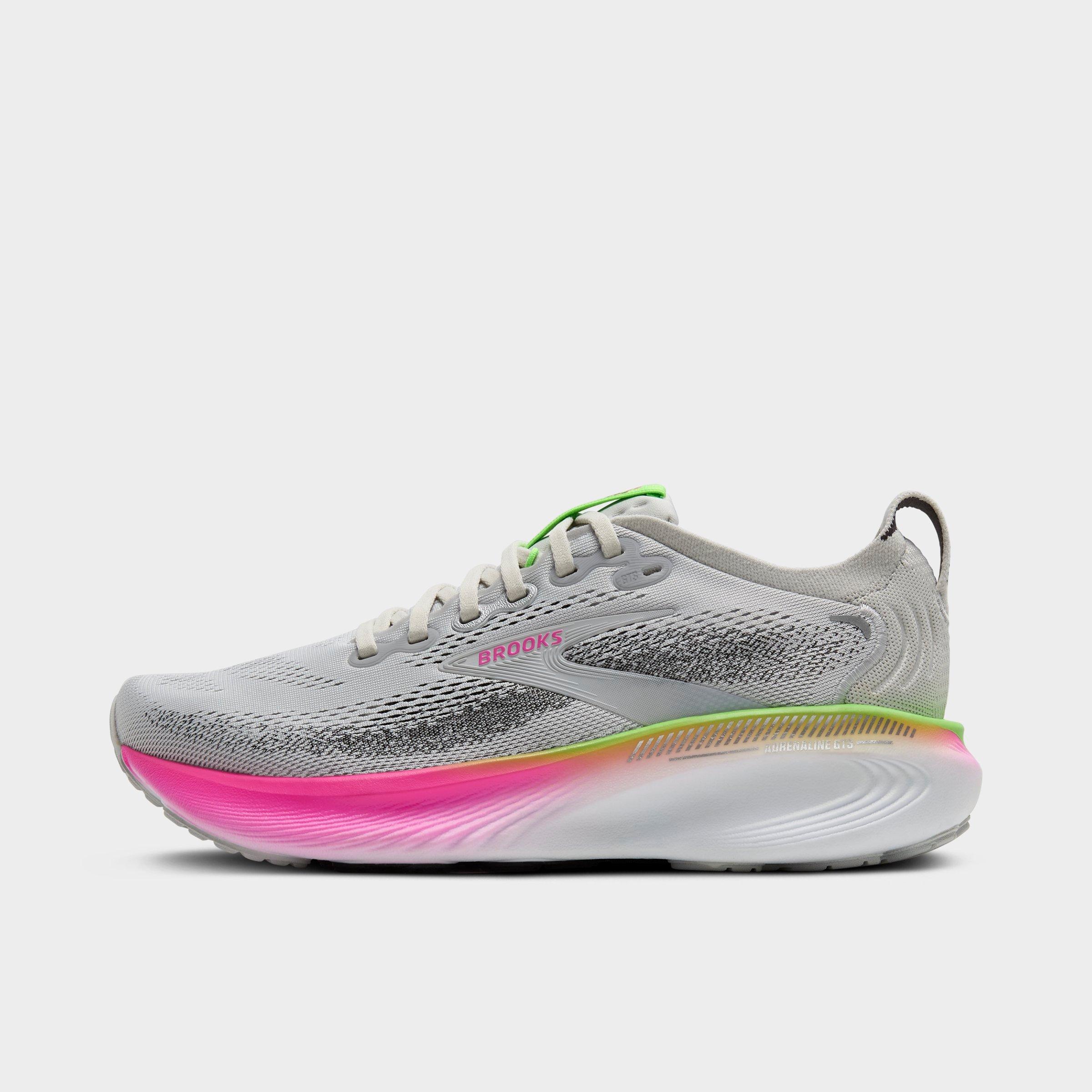 Brooks Adrenaline GTS 25 Women's Oyster/Pink/Green / 7.5