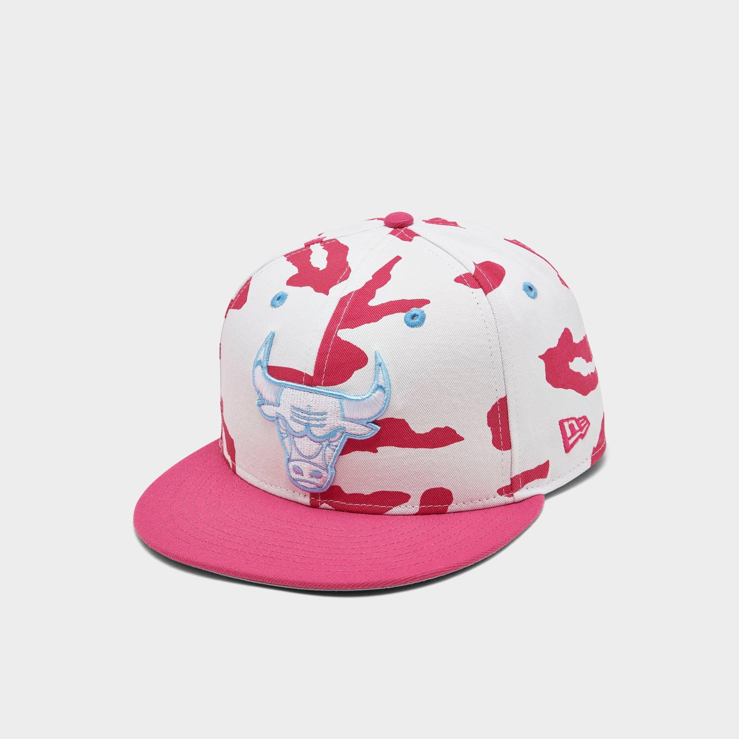 pink bulls hat