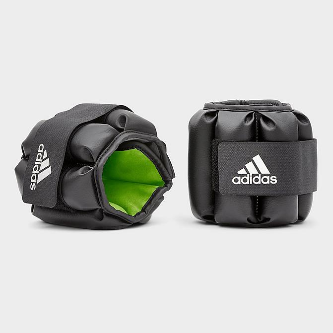 Right view of adidas Performance Ankle Wrist Weights (4 lb Set) in Green/Black Click to zoom