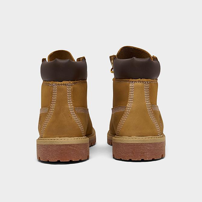 Left view of Little Kids' Timberland 6 Inch Premium Waterproof Boots in Wheat Click to zoom
