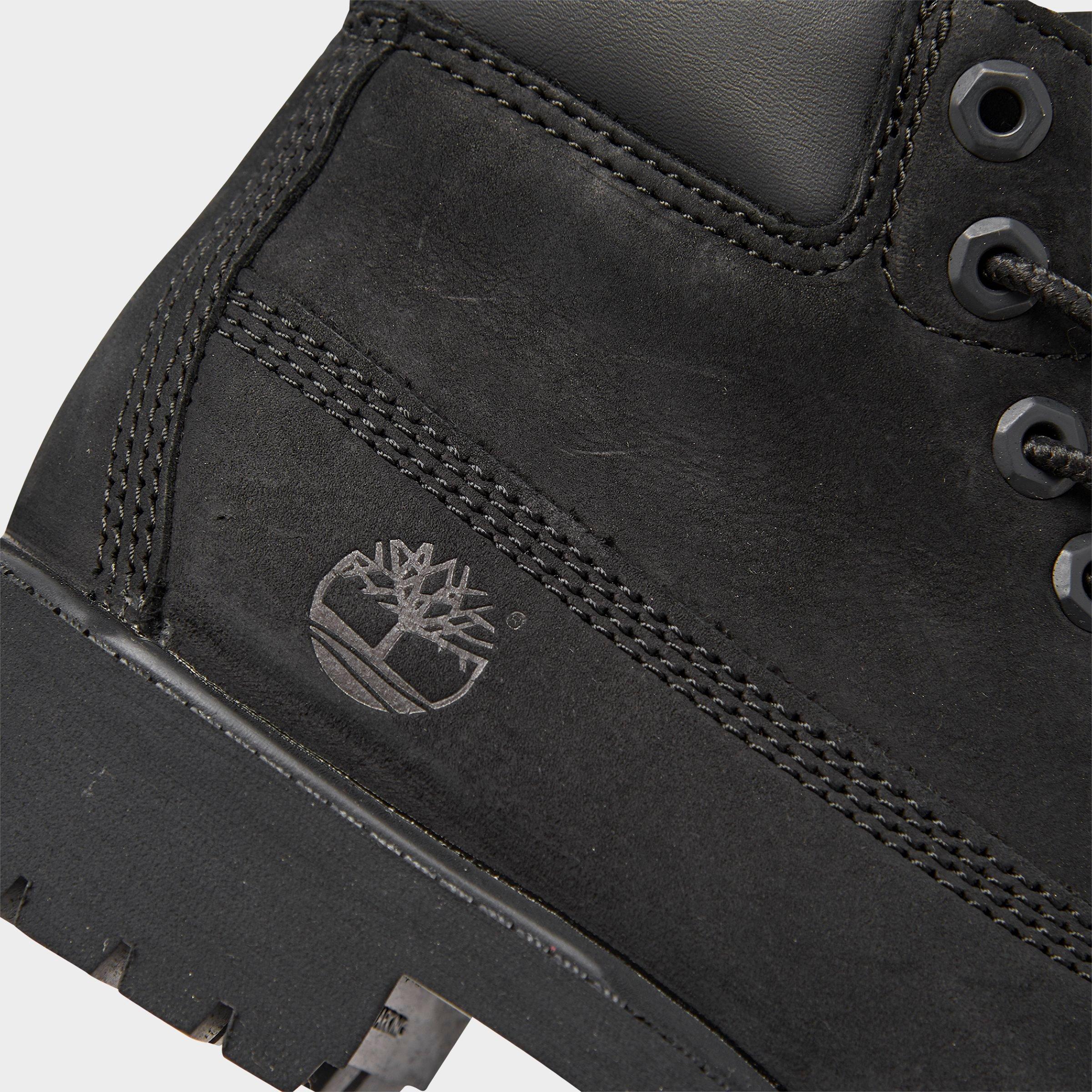 finish line black timberland boots