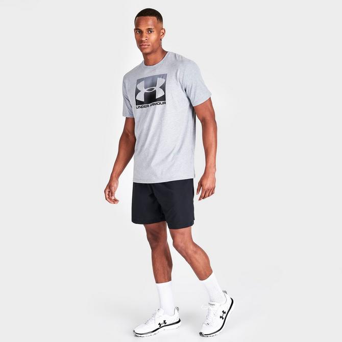 Buy Under Armour Mens UA Sportstyle Left Chest Short Sleeve T-Shirt Steel  Light Heather / Black