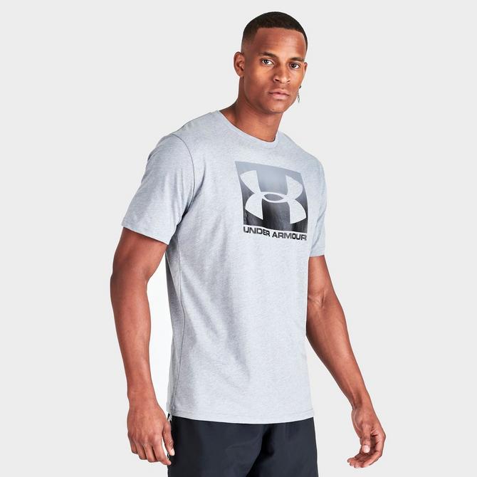 Buy Under Armour Mens UA Sportstyle Left Chest Short Sleeve T-Shirt Steel  Light Heather / Black