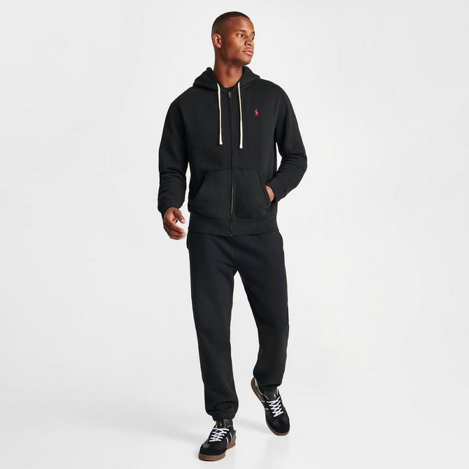 Black and clearance red polo tracksuit